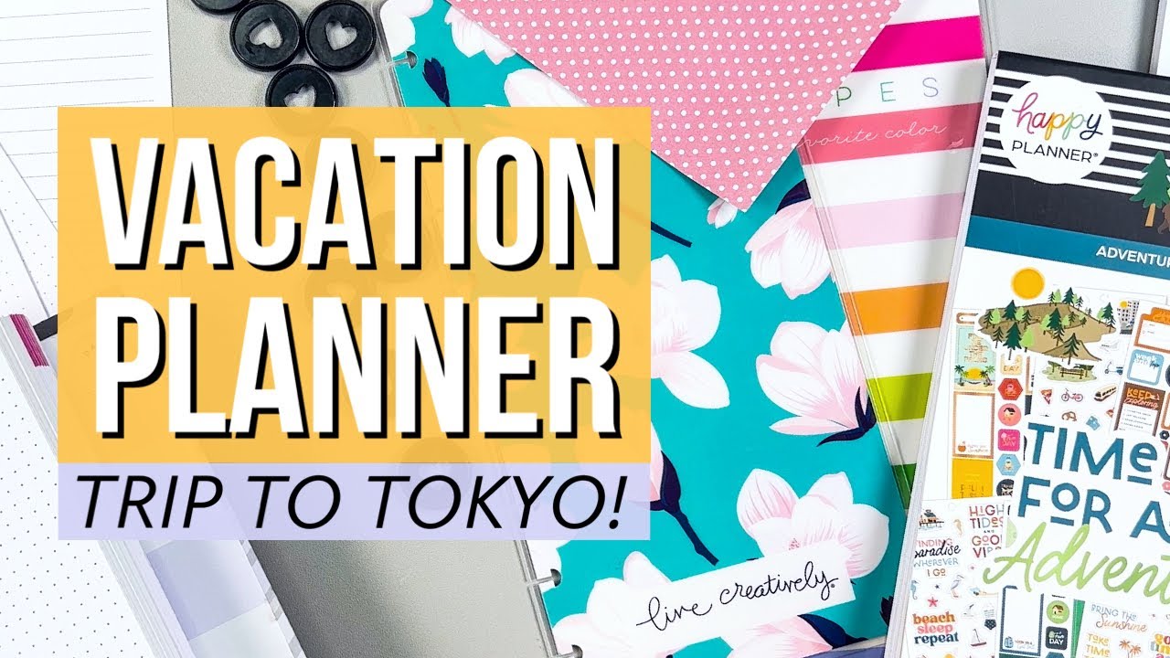 Vacation Plan With Me - Making a Japan Trip Happy Planner! Itinerary, Packing List & More June 2023