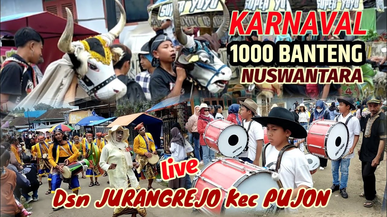 (part 1) KARNAVAL 1000 BANTENG || JURANGREJO PANDESARI PUJON