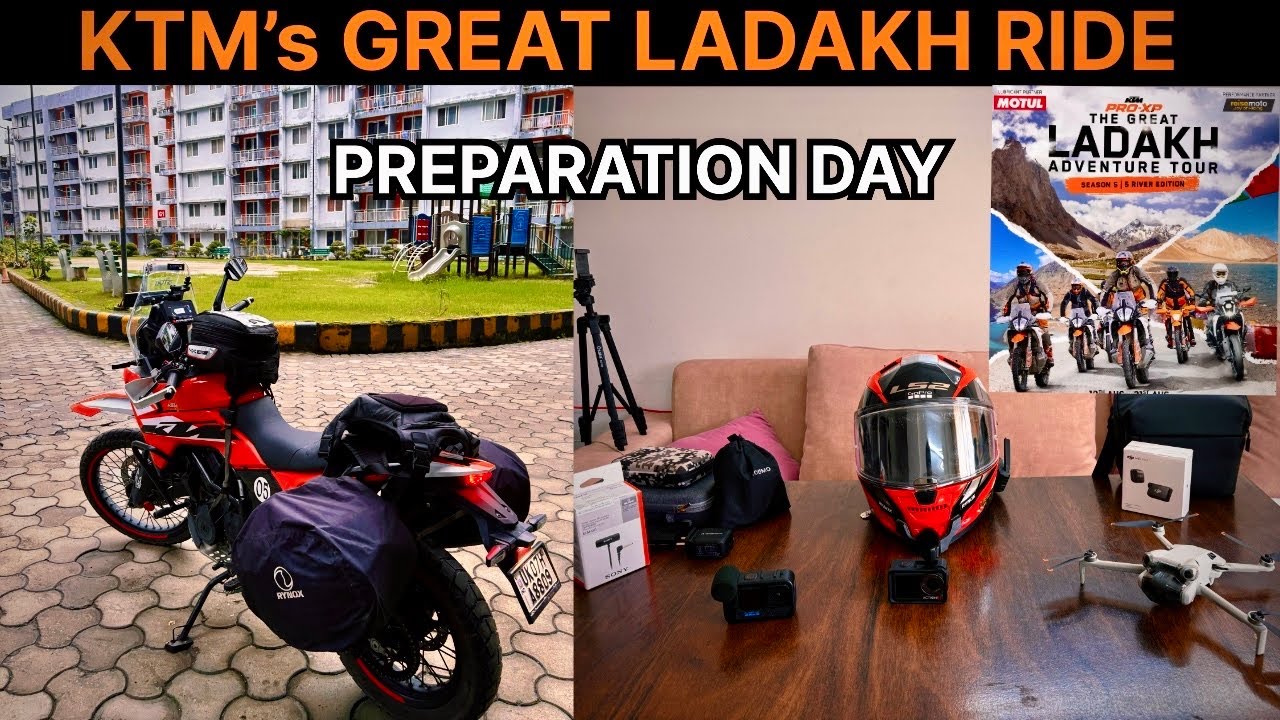KTM GREAT LADAKH ADVENTURE TOUR | KYA KYA LE JANA HAI? LADAKH BIKE RIDE #motovlog  #travel