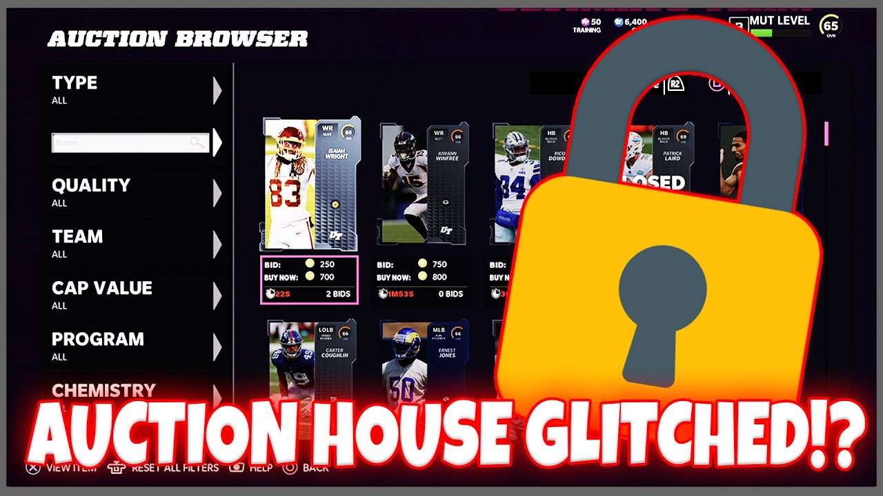 MUT 22 AUCTION HOUSE LOCKED GLITCH!? | ARE MORE SENSELESS BANS COMING!? | MADDEN 22 ULTIMATE TEAM