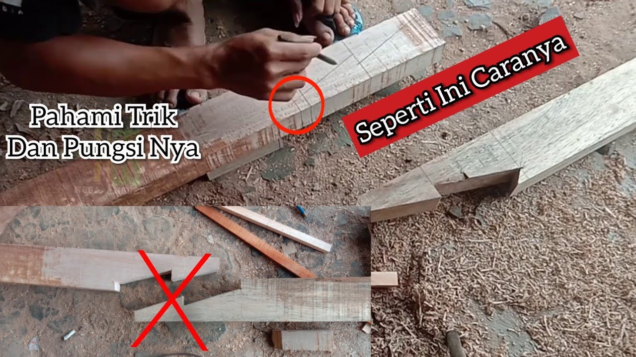 Cara menyambung Balok Kayu yang baik Dan BENAR