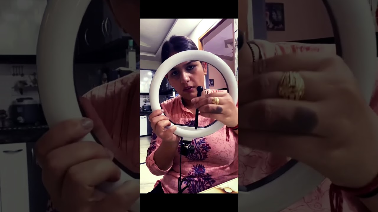 Unboxing RGB ring-light with tripod stand| #Amazon product review under 700/- #shorts#viral