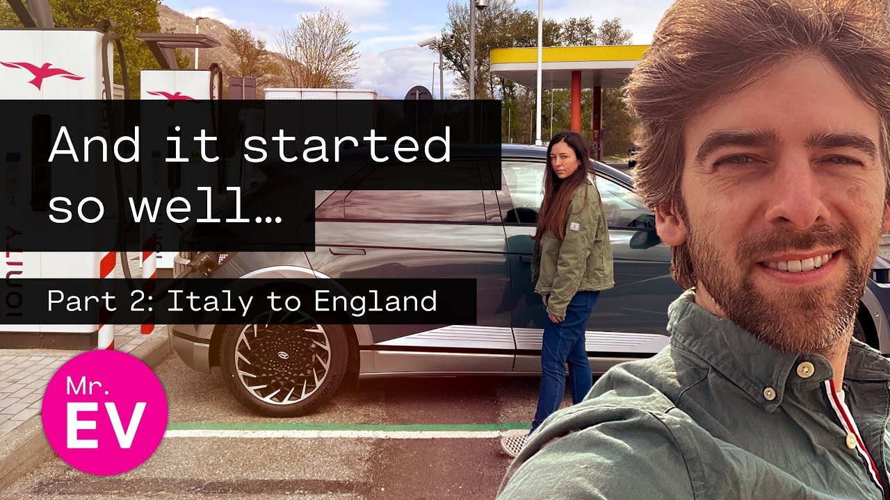IONIQ 5 Euro roadtrip part 2: Italy to England with a grumpy family