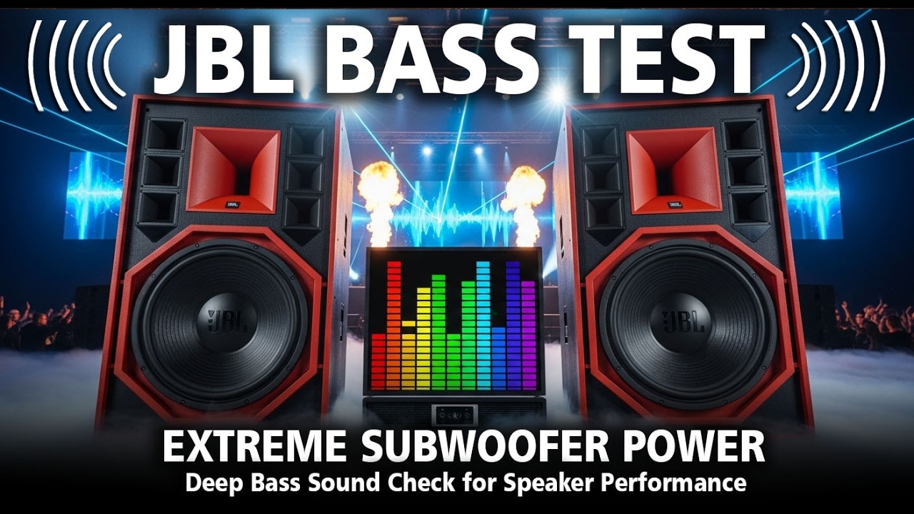 JBL BASS TEST 2026 🔊 Extreme Subwoofer Power & Deep Bass Sound Check for Speaker Performance