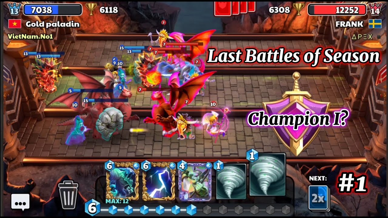Last Battles of Season #1 | Gold paladin |Castle Crush Việt Nam