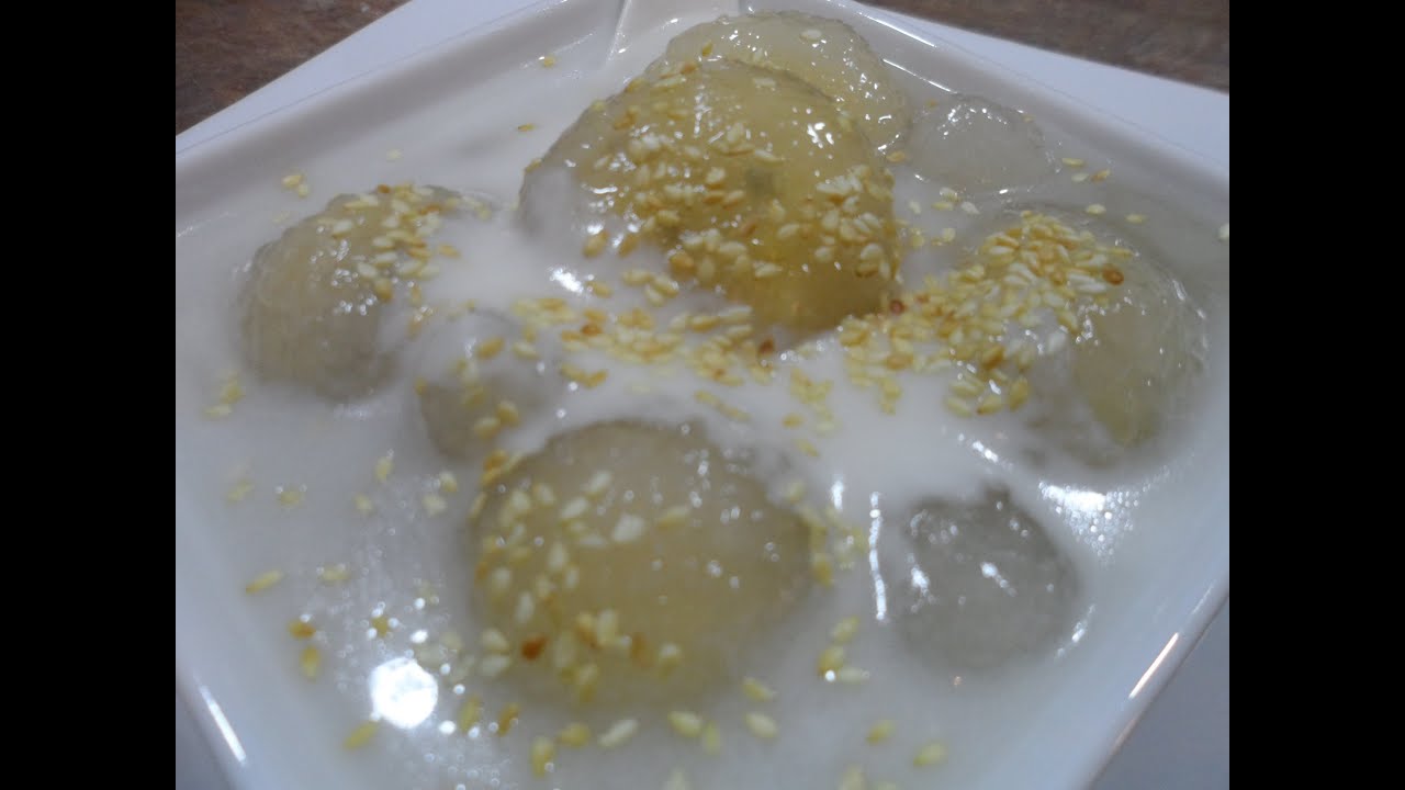 Tapioca Pearl Balls (Bang Chen Neurk Masau Sacoo) Dessert Recipe