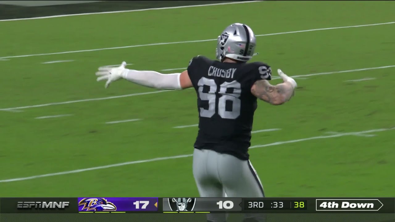 Maxx Crosby Week 1 Highlights vs Ravens || Las Vegas Raiders