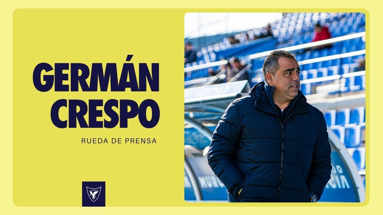 🎙️ Rdp | Germán Crespo, previa Xerez Deportivo FC - UCAM Murcia CF
