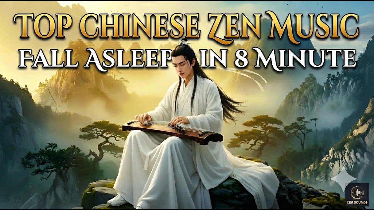 Most Relaxing Music ever Sleep Fast  | Guzheng Bamboo flute Pipa
