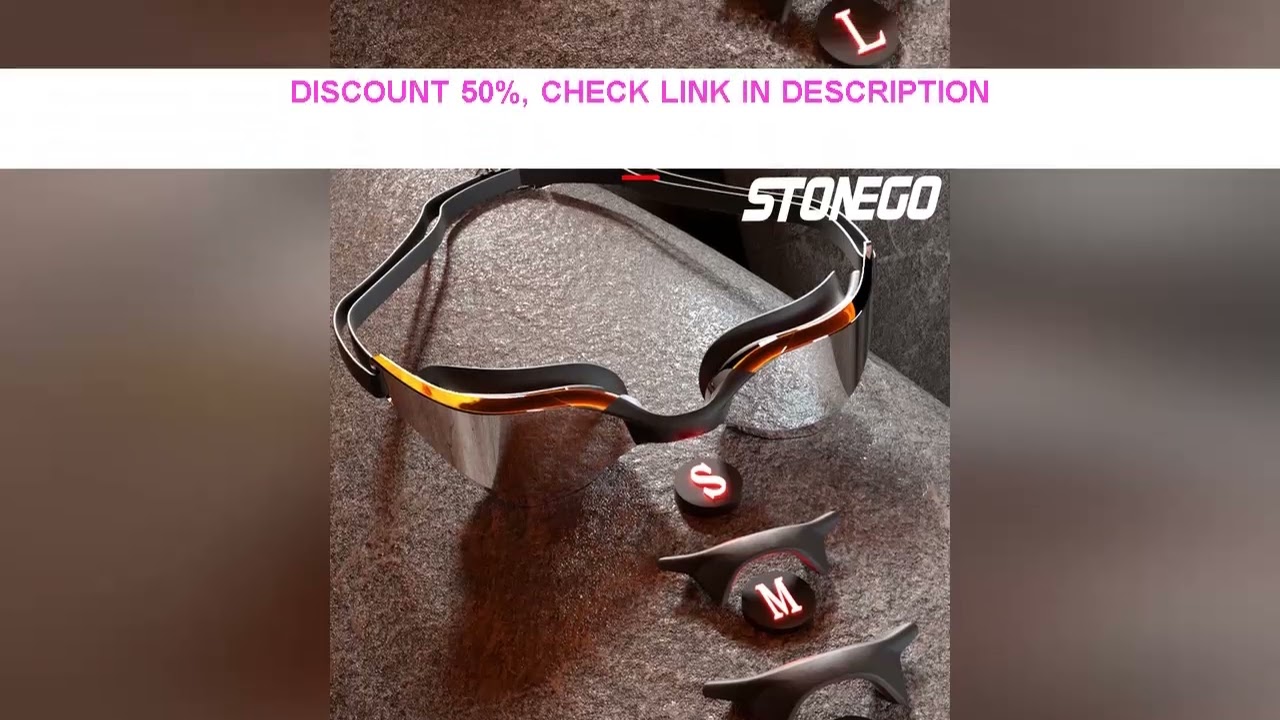Professional Anti-Fog Swim Goggles com HD lente grande angular ajuste confort&aacute;vel ponte nariz ajust&aacute;