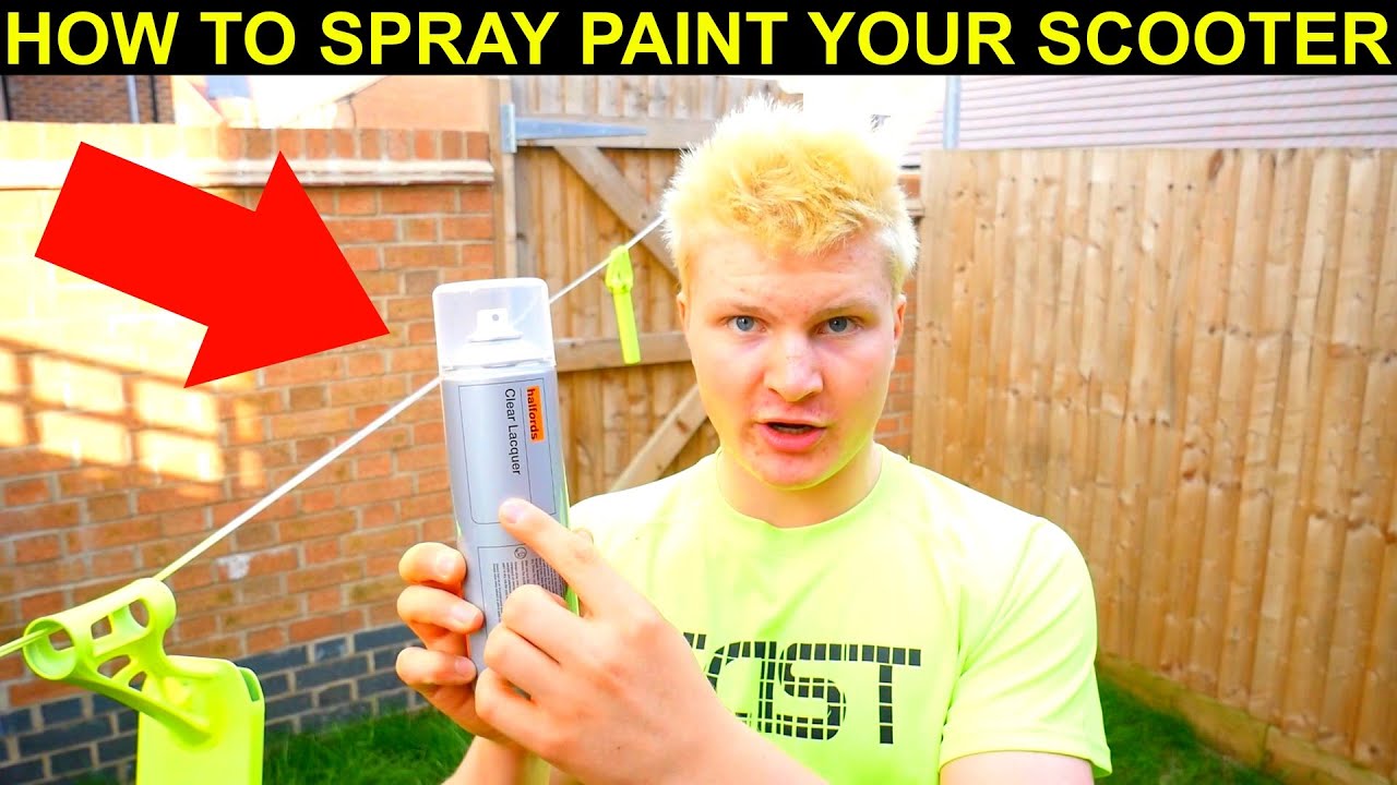 HOW TO SPRAY PAINT YOUR SCOOTER !!! BEST TUTORIAL 2016 !!!