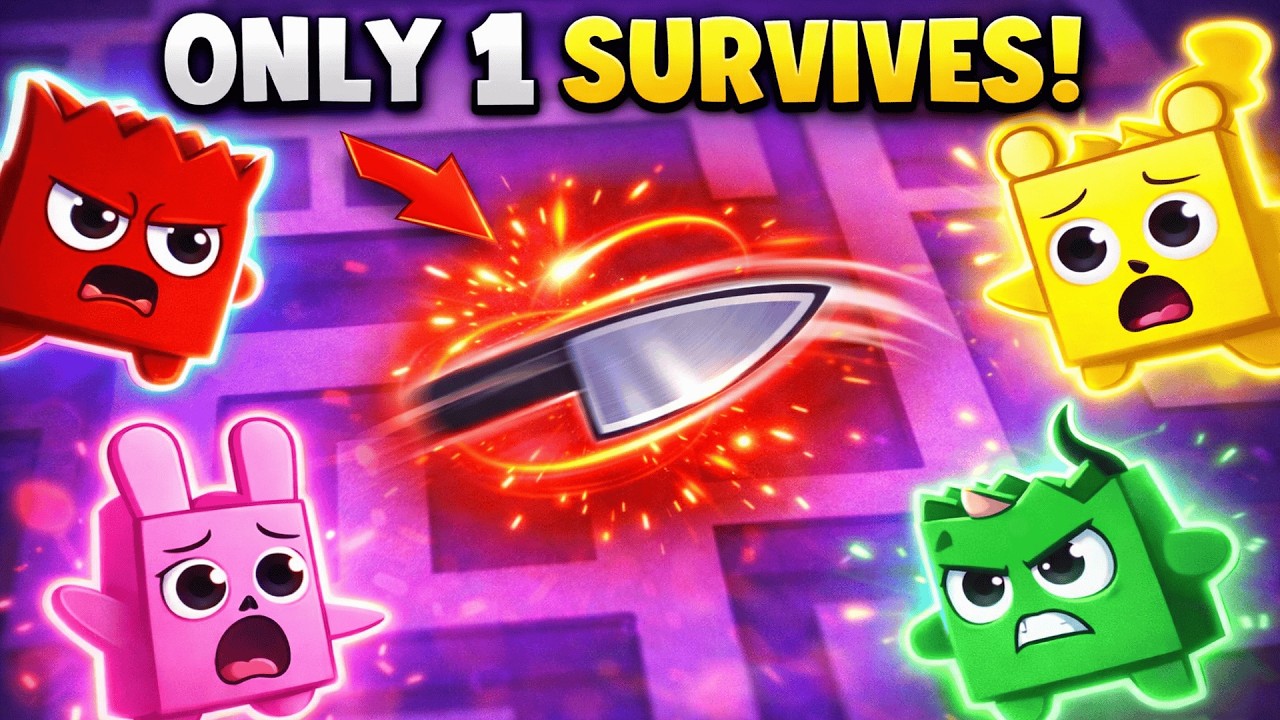 Sprunki Maze Race - Sprunki Square Race in the Labyrinth | Who Escapes?