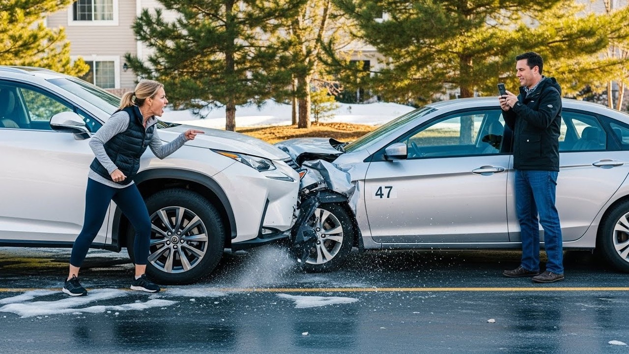 HOA Karen Hit My Parked Car on the Icy Road, Then Claimed I Parked Illegally in My Own Spot