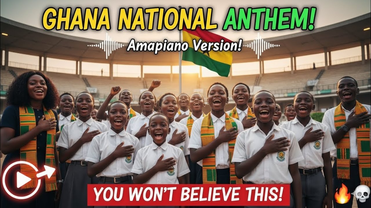  Ghana National Anthem - Amapiano Remix (YOU WON'T BELIEVE THIS!)  