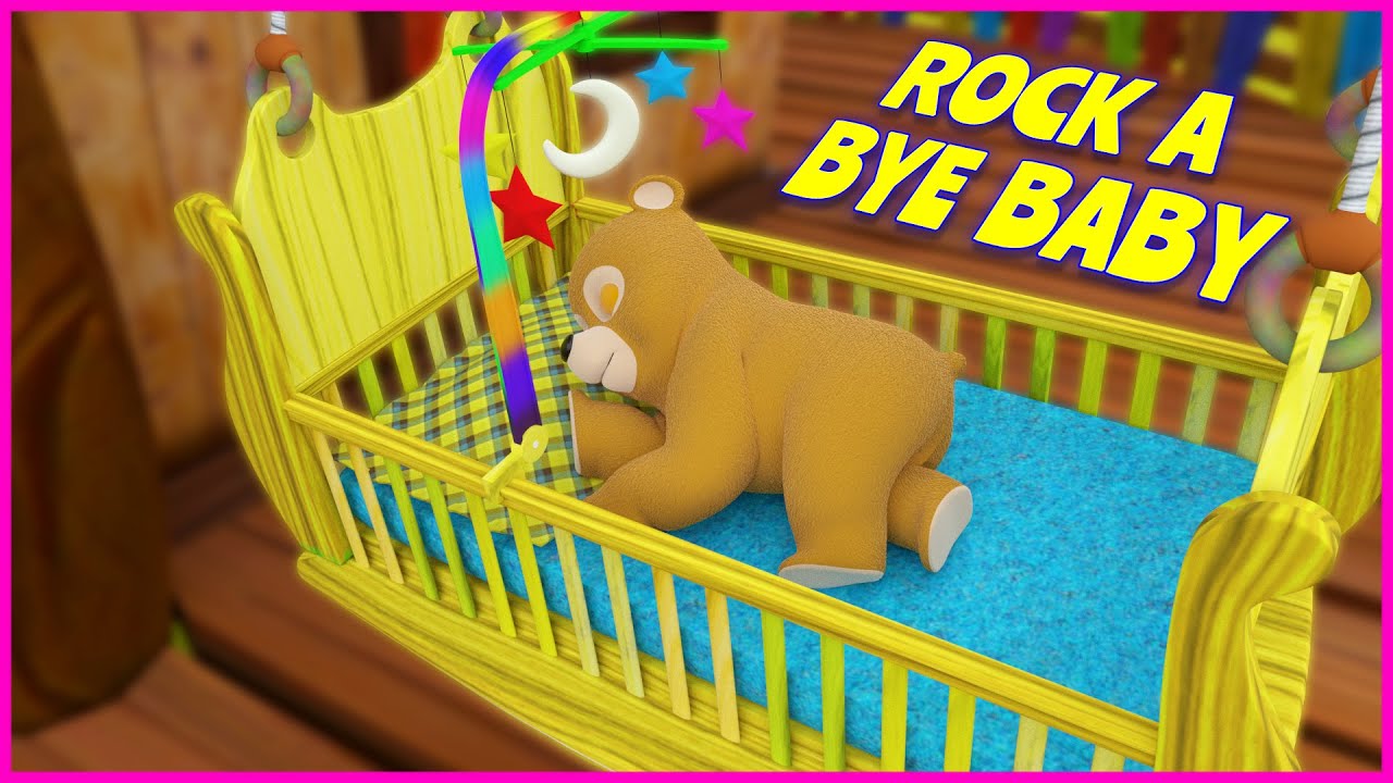 Rock A Bye Baby | Lullaby Song | Nursery Rhymes | Kids Songs | Baby Sleep Music | Poems in English