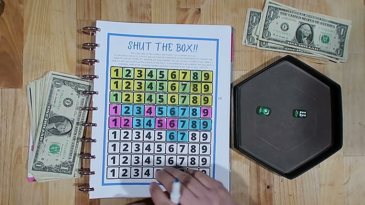Shut the Box | Weekly Savings challenge Update