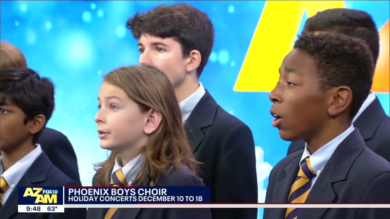 Phoenix Boys Choir perform Carol of the Bells on Fox 10 AZ Morning