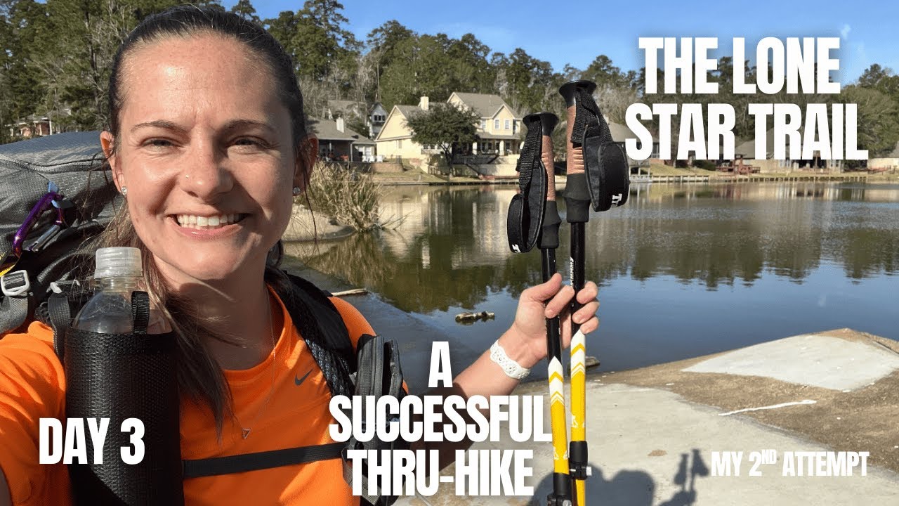 Lone Star Trail Thru Hike Day 3 | Road Walks, Sunshine, and Steady Miles