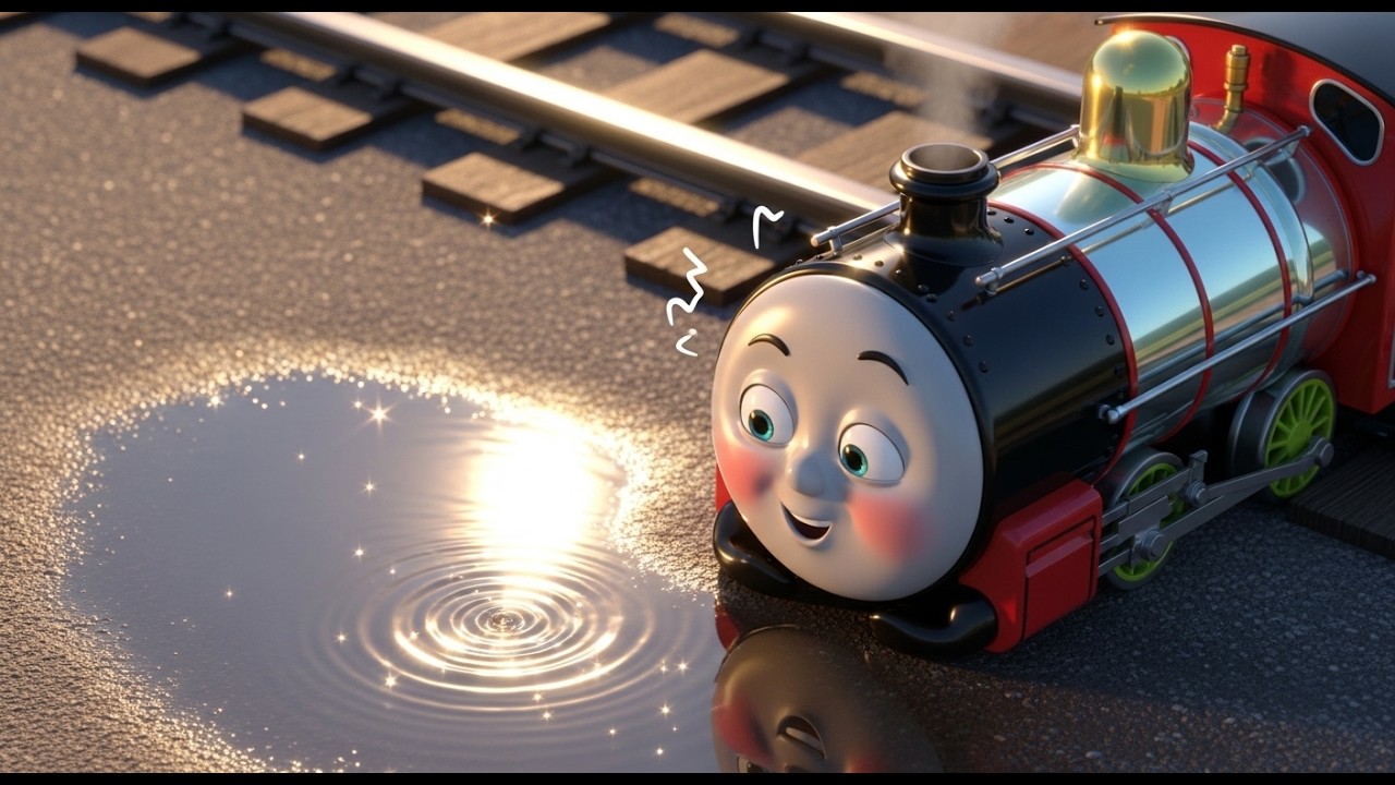 Canción Infantil del Tren Percy – Juego de Asomarse y Rodar 🚂 | Rimas para Niños