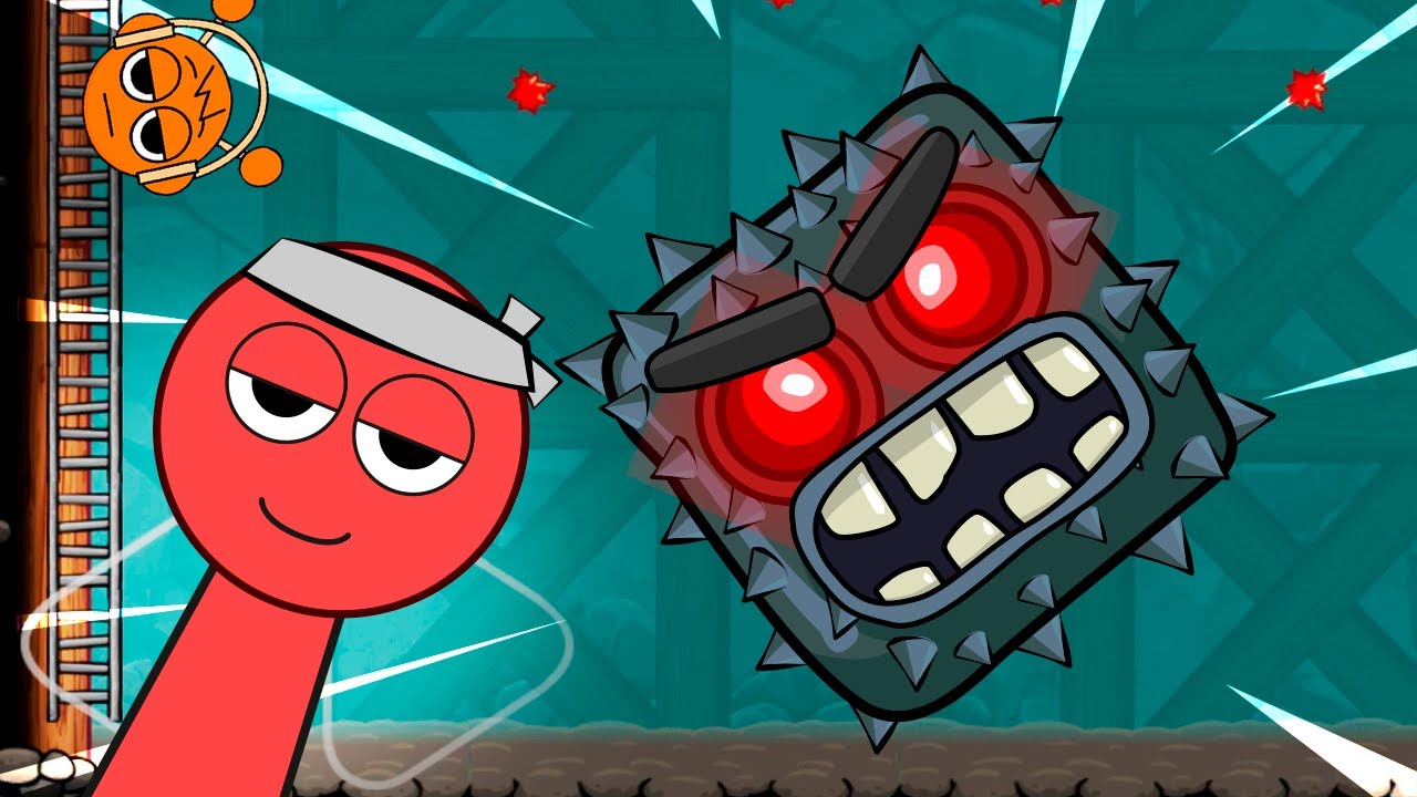 Soy un SPRUNKI!!! 😱 | Sprunki in Red Ball 4