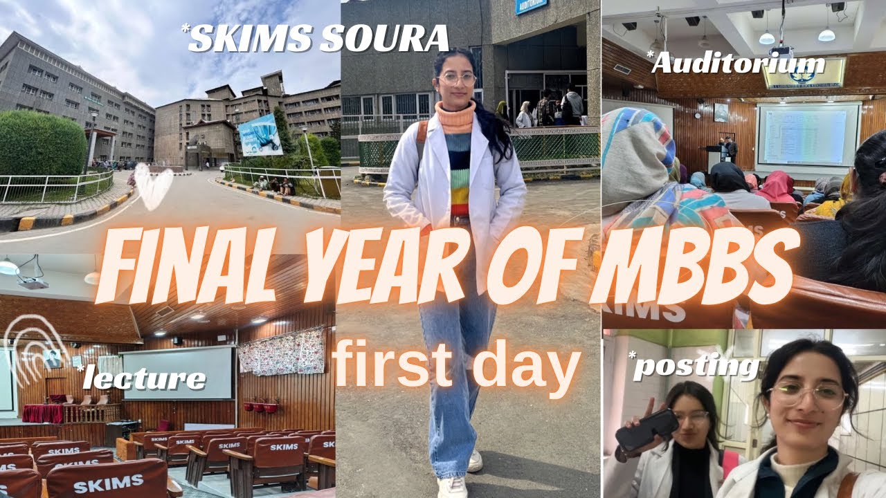 1st Day of Final year MBBS at SKIMS SOURA🥼🩺#mbbs #neet