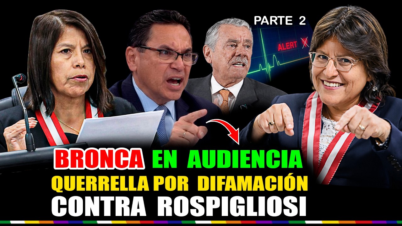 🚨TENSIÓN EN JUICIO CONTRA FERNANDO ROSPIGLIOSI X PRESUNTA DIFĄMACIÓN A LA Dra. DELIA ESPINOZA