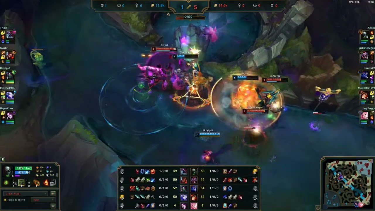 Urgot Top 9/0/6 How to destroy enemy team as Urgod