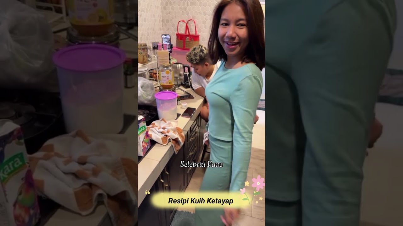 Kak KM Buat Kuih Ketayap,Menu Berbuka Puasa Bersama Keluarga Besar 