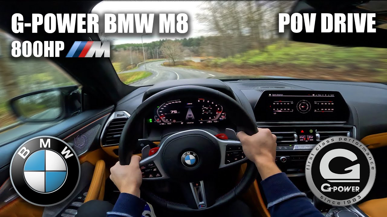 BMW M8 G-POWER (800HP) POV CITY DRIVE  I 4K