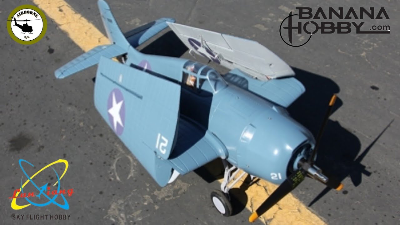 LX Grumman F4F Wildcat 1.2m from Banana Hobby UNBOXING!