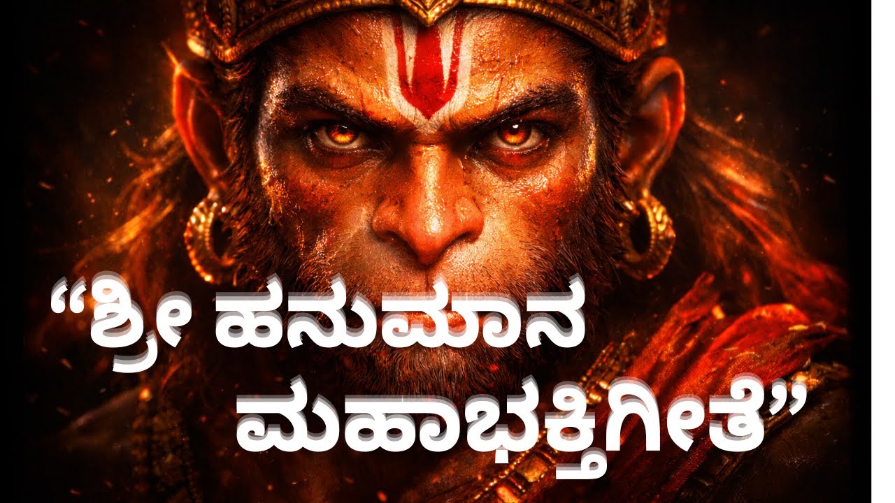 ಶ್ರೀ ಹನುಮಾನ ಮಹಾಭಕ್ತಿಗೀತೆ | ಶಾಂತ ಭಕ್ತಿ ಗೀತೆ | ಕನ್ನಡ ಭಜನೆ 🙏