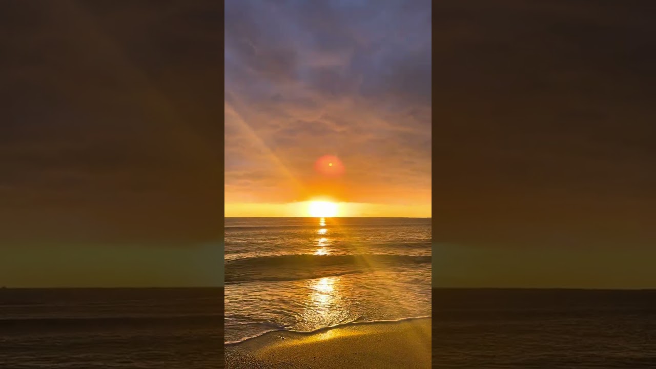 the unique and unparalleled peaceful melody of the waves