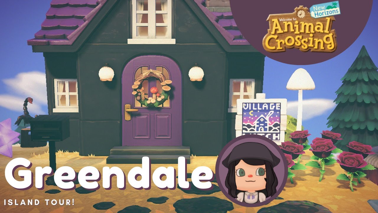 OVERGOWN WITCHCORE ISLAND TOUR | forestcore, cottagecore, witchy | Animal Crossing: New Horizons