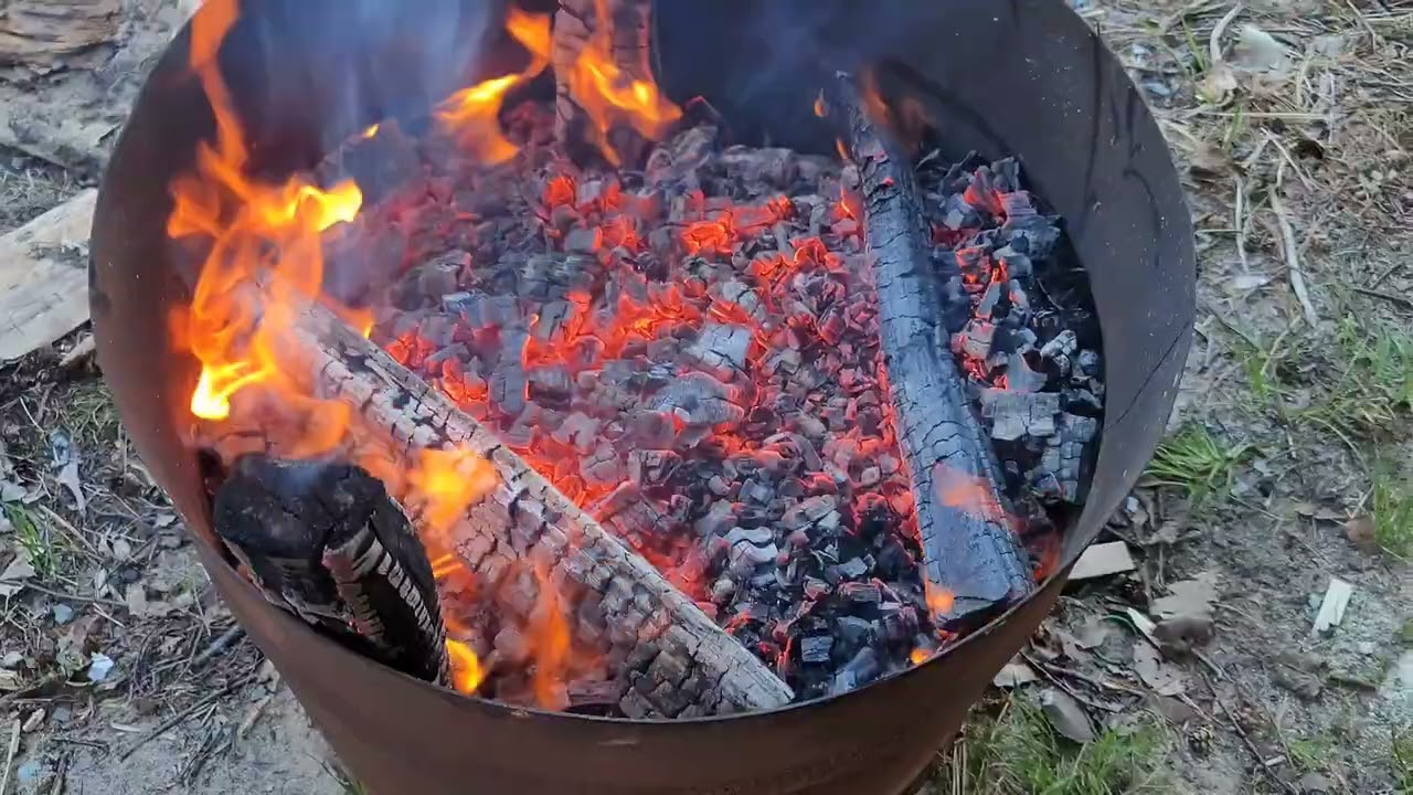 Extra thick ribeye, sous vide & wood fire