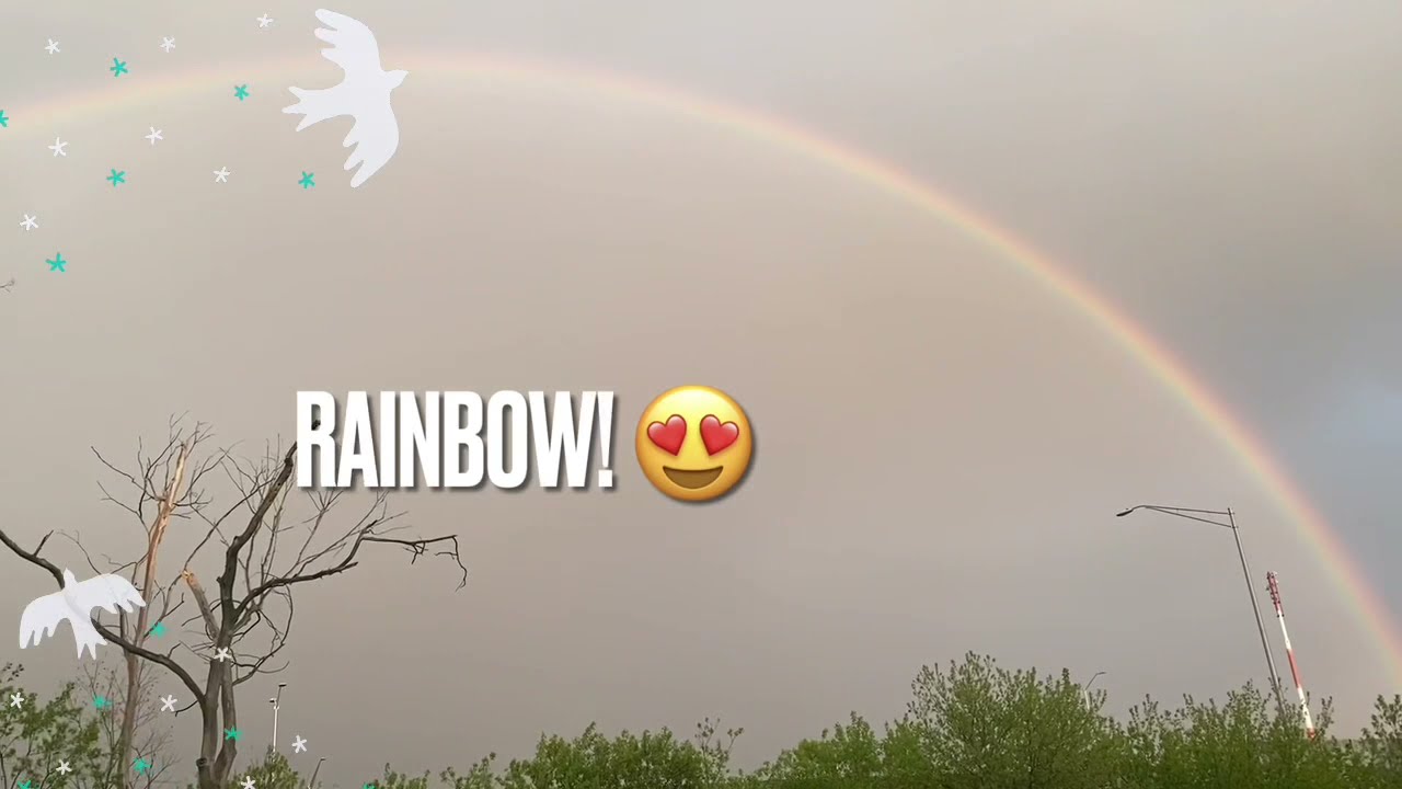 Surprise Beautiful Rainbow - Sunset (Iftar)!