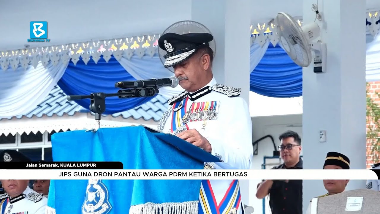 JIPS guna dron pantau warga PDRM ketika bertugas