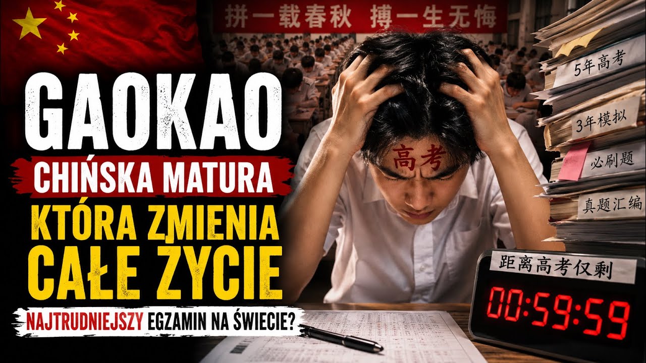 CHIŃSKA MATURA 2023, GAOKAO. CZYLI NAJTRUDNIEJSZA MATURA NA ŚWIECIE