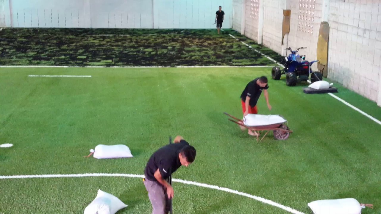Cancha 40mm. Con caucho...alfombrasdelsur.com.uy