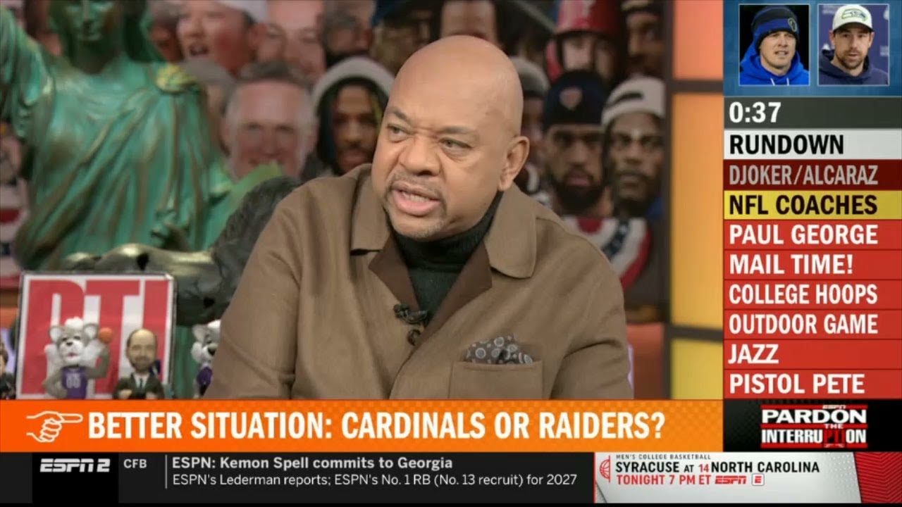 Pardon The Interruption | Wilbon reacts to Raiders hiring Klint Kubiak as HC, Cardinals land LaFleur