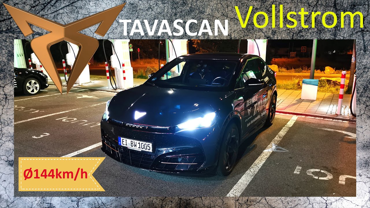 CUPRA Tavascan - deutsche Autobahn😨187 km/h 