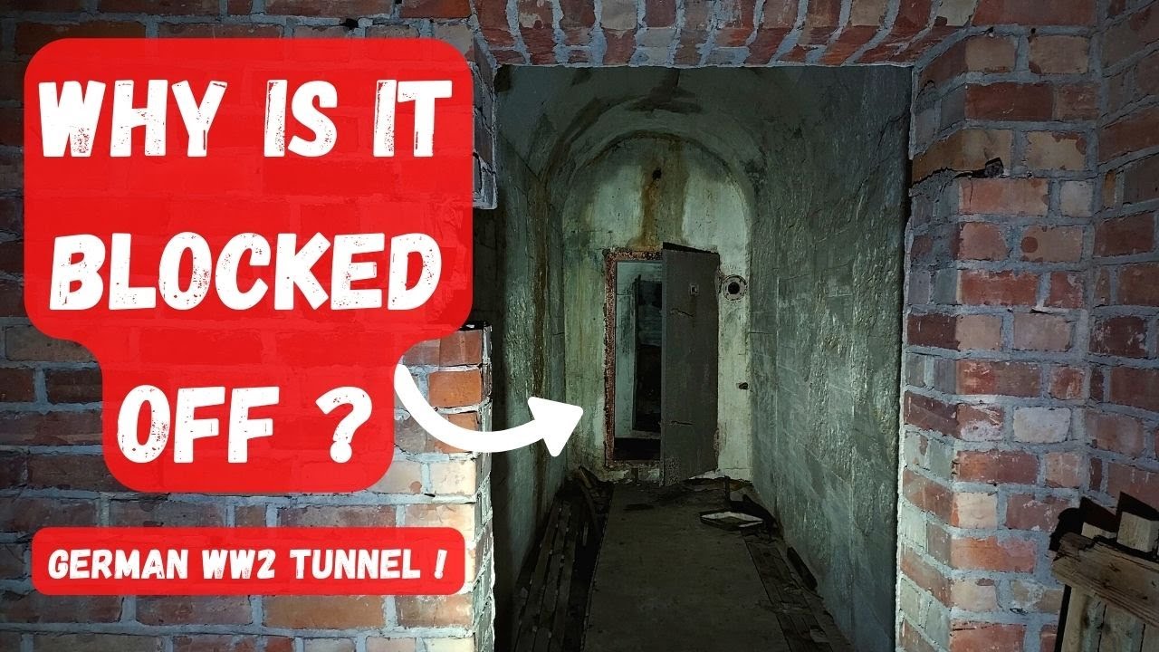 Lost German WW2 tunnel. Secret passage inside..
