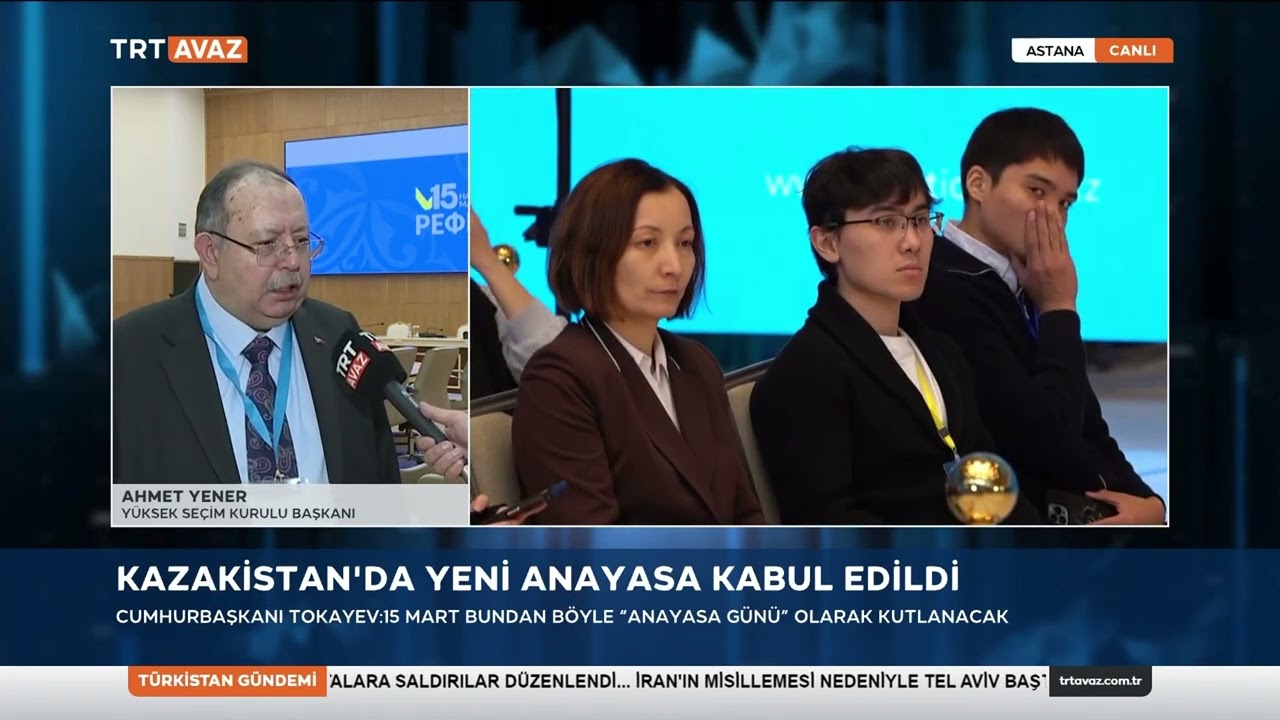 Kazakistan Vatandaşları Yeni Anayasa İçin 