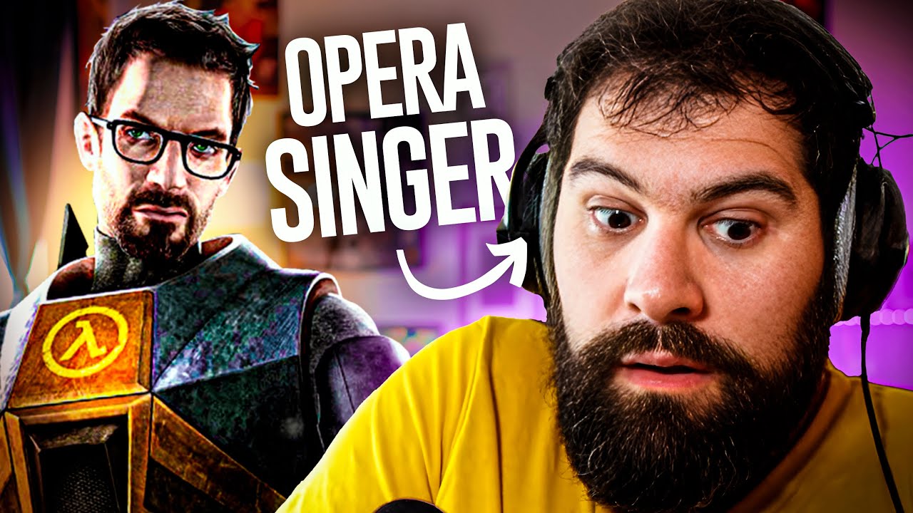 Opera Singer Reacts to Black Mesa Xen (Alien) || Half-Life