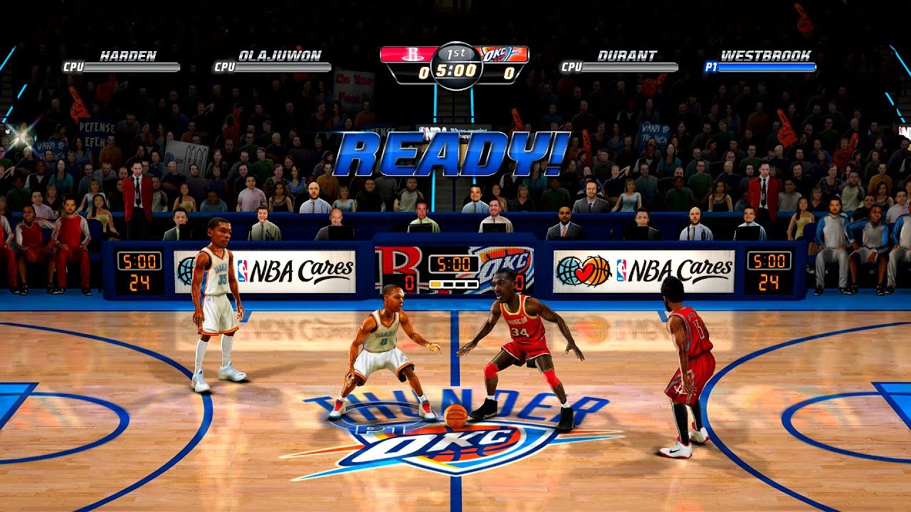 NBA Jam: On Fire Edition - Houston Rockets vs. Oklahoma City Thunder [1080p 60 FPS]