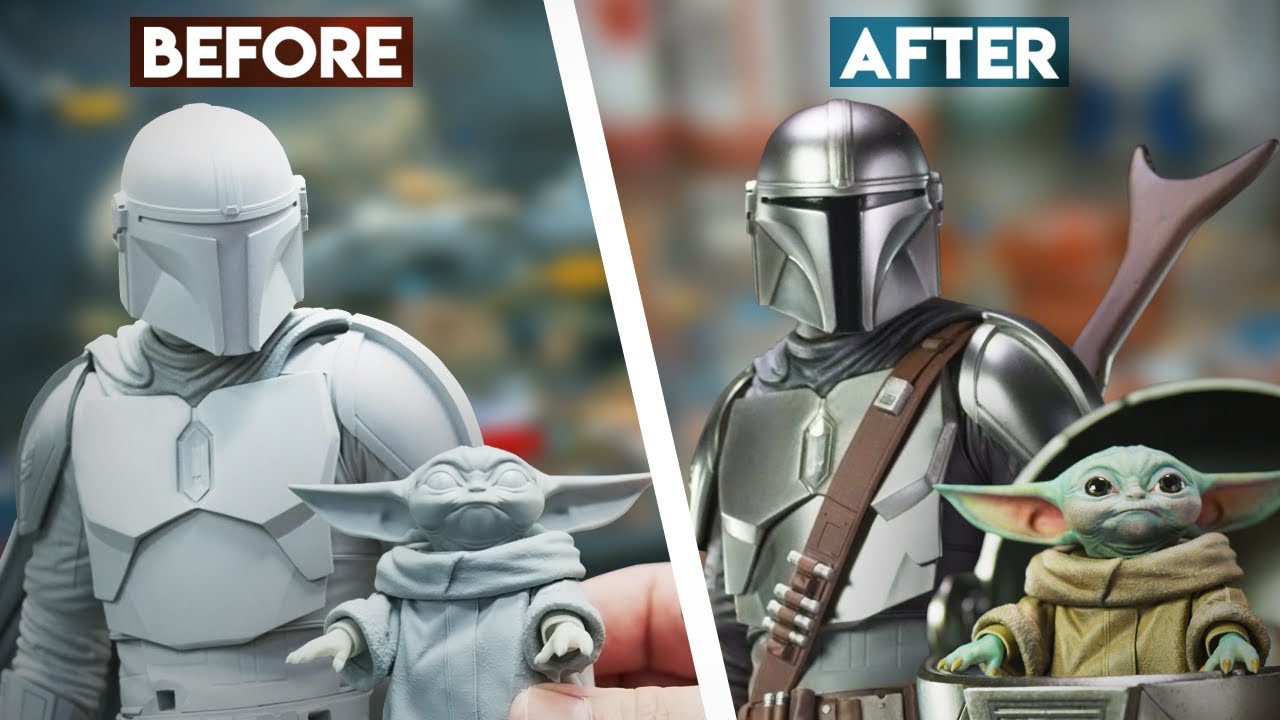Painting The Mandalorian Premium Format™ Figure | Behind the Scenes
