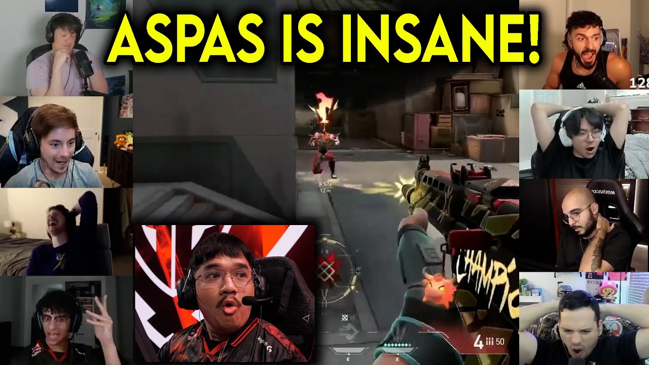 Valorant Streamers Reacts To MIBR Aspas Insane SHOT Against G2 & G2 JAWGEMO Reaction To it