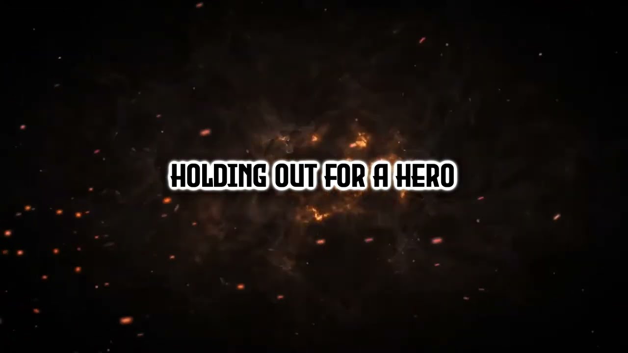 Holding Out for a Hero - GLEE VER - KARAOKE WITH BACKING VOCALS