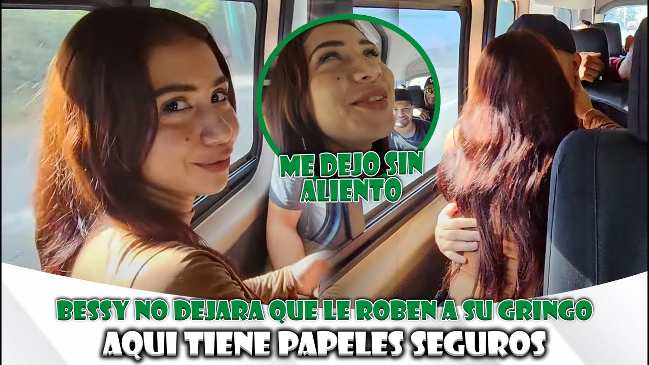 Bessy no dejara que le quiten a su gringo y se lo comió a besos | Diana es un peligro al Volante