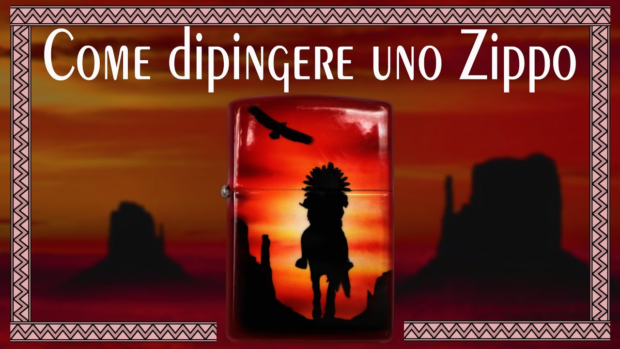 Come dipingere uno Zippo con aerografo
