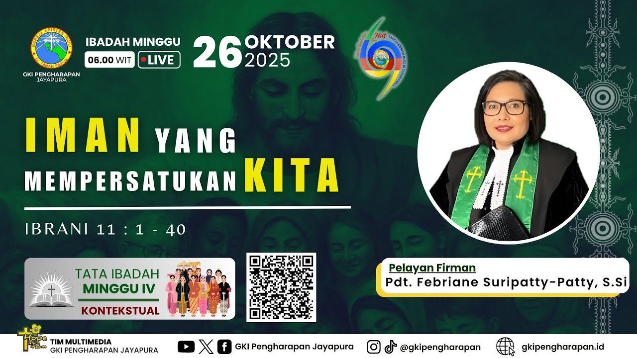 (26 OKTOBER 2025) IBADAH MINGGU JAM 06.00 WIT